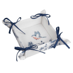 Textilní košíček na pečivo Early Bird - 35*35 cm