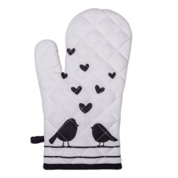 Chňapka - rukavice s ptáčky Love Birds - 18*30 cm