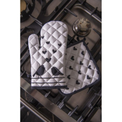 Chňapka - rukavice s ptáčky Love Birds - 18*30 cm