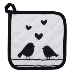 Chňapka - podložka s ptáčky Love Birds - 20*20 cm