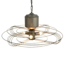 Závěsné světlo Industrial - Ø 78*41 cm /E27 Max 3*40 W