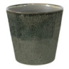 Zelený dekorační obal na květináč Mion XL - Ø 19*18 cm
