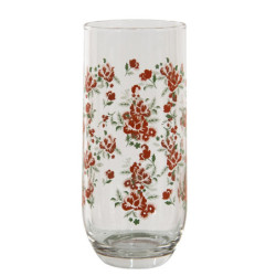 Sklenička s květy Little Rose Collection - Ø 6*14 cm / 280 ml