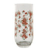 Sklenička s květy Little Rose Collection - Ø 6*14 cm / 280 ml