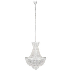 Stříbrný křišťálový lustr - Ø 63*78 cm E14/max 12*40W