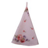 Růžová kulatá utěrka s růžemi Dotty Rose - Ø 80 cm
