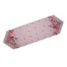 Růžový bavlněný běhoun na stůl s růžemi Dotty Rose - 50*160 cm