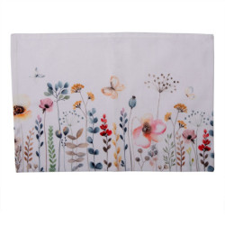 Sada 6ks bavlněných prostírání Flowerbomb - 48*33 cm