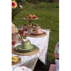 Sada 6ks bavlněných prostírání Flowerbomb - 48*33 cm