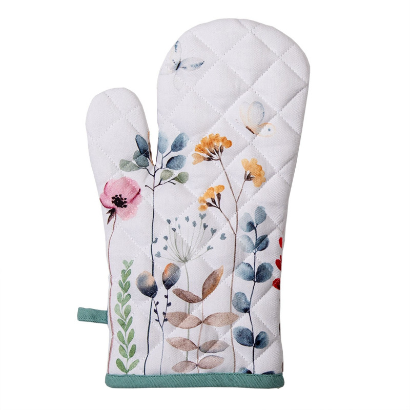Bavlněná kuchyňská chňapka Flowerbomb - 18*30 cm