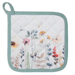 Bavlněná podložka pod hrnec Flowerbomb - 20*20 cm