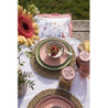 Bavlněný košík na pečivo Flowerbomb - 35*35*8 cm