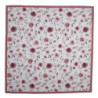 Bavlněný čtvercový ubrus s růžemi Rustic Rose - 100*100 cm