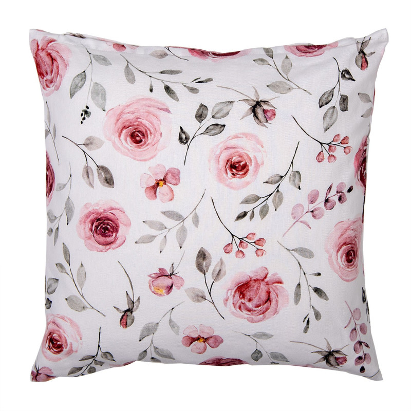 Bavlněný povlak na polštář s růžemi Rustic Rose - 40*40 cm
