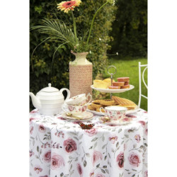 Bavlněná kuchyňská utěrka s růžemi Rustic Rose - 50*70 cm