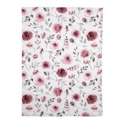 Bavlněná kuchyňská utěrka s růžemi Rustic Rose - 50*70 cm