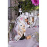 Béžová bavlněná utěrka s králíčkem Happy Bunny - 50*70 cm
