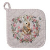 Bavlněná chňapka - podložka s králíčkem Happy Bunny - 20*20 cm