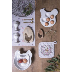 Bavlněná chňapka - podložka s králíčkem Happy Bunny - 20*20 cm