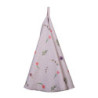 Béžová bavlněná kulatá utěrka Happy Bunny - Ø 80 cm