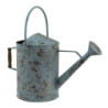 Modro-šedá dekorativní plechová konev Country Courier - 50*21*44 cm