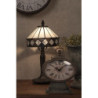 Stolní Tiffany lampa Black & White - Ø 20*36 cm