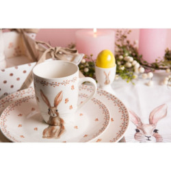 Kalíšek na vajíčko Rustic Easter Bunny - Ø 4*6 cm