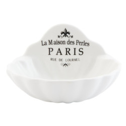 Porcelánová mýdlenka na zeď La Maison des Perles Paris - 11*9*7 cm