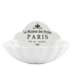 Porcelánová mýdlenka na zeď La Maison des Perles Paris - 11*9*7 cm