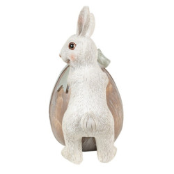 Dekorace Králíček u vajíčka - 8*5*11 cm