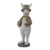 Dekorace králík v saku s knihou - 5*5*15 cm