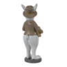 Dekorace králík v saku s knihou - 5*5*15 cm