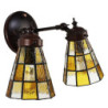 Nástěnná lampa Tiffany Chessboa - 30*23*23 cm E14/max 2*25W