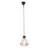 Závěsná lampa Tiffany FlowerArc pink - 18*15*115 cm E14/max 1*25W