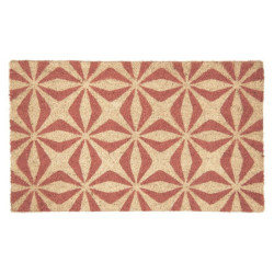 Kokosová rohožka s červenými ornamenty - 75*45*1 cm
