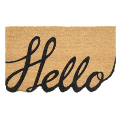 Kokosová rohožka s nápisem Hello  - 75*45*1 cm