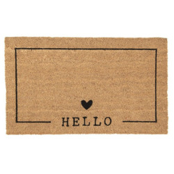 Kokosová rohožka s nápisem Hello - 75*45*1 cm