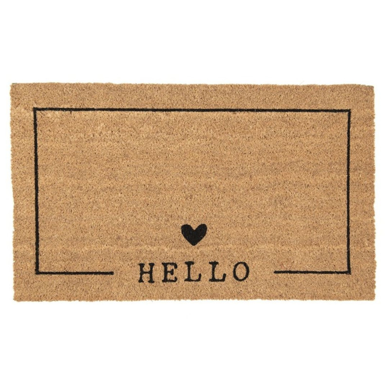 Kokosová rohožka s nápisem Hello - 75*45*1 cm