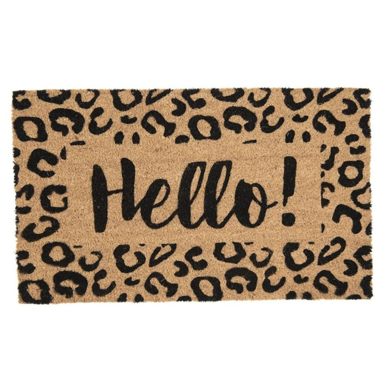 Kokosová rohožka s nápisem Hello - 75*45*1 cm