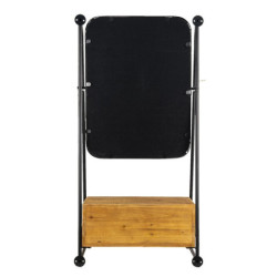 Nástěnné zrcadlo se šuplíčkem - 46*27*90 cm
