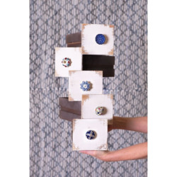 Keramická úchytka Martine - Ø 4*3,5 cm