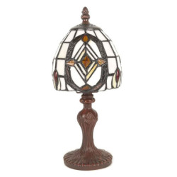 Malá stolní lampa Tiffany Miesla - Ø 13*23 cm E14/max 1*25W