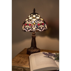 Stolní lampa Tiffany Varietta - Ø 20*37 cm E14/max 1*25W