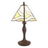Béžová stolní lampa Tiffany Rio - Ø 31*43 cm E27/max 1*40W