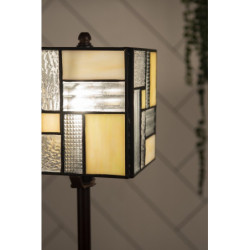 Stolní lampa Tiffany Cubio - 13*13*18 cm E14/max 1*25W