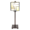 Stolní lampa Tiffany Cubio - 13*13*18 cm E14/max 1*25W