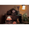 Béžovo-růžová stolní lampa Tiffany Tasia - Ø 20*34 cm E14/max 1*25W
