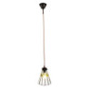 Závěsná Tiffany lampa žluté detaily YelloRhom - Ø 15*115 cm E14/max 1*25W