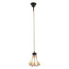 Závěsná lampa Tiffany Folwia pink - Ø 15*115 cm E14/max 1*25W