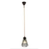 Závěsná Tiffany lampa modré kamínky BlueEye - Ø 15*115 cm E14/max 1*25W